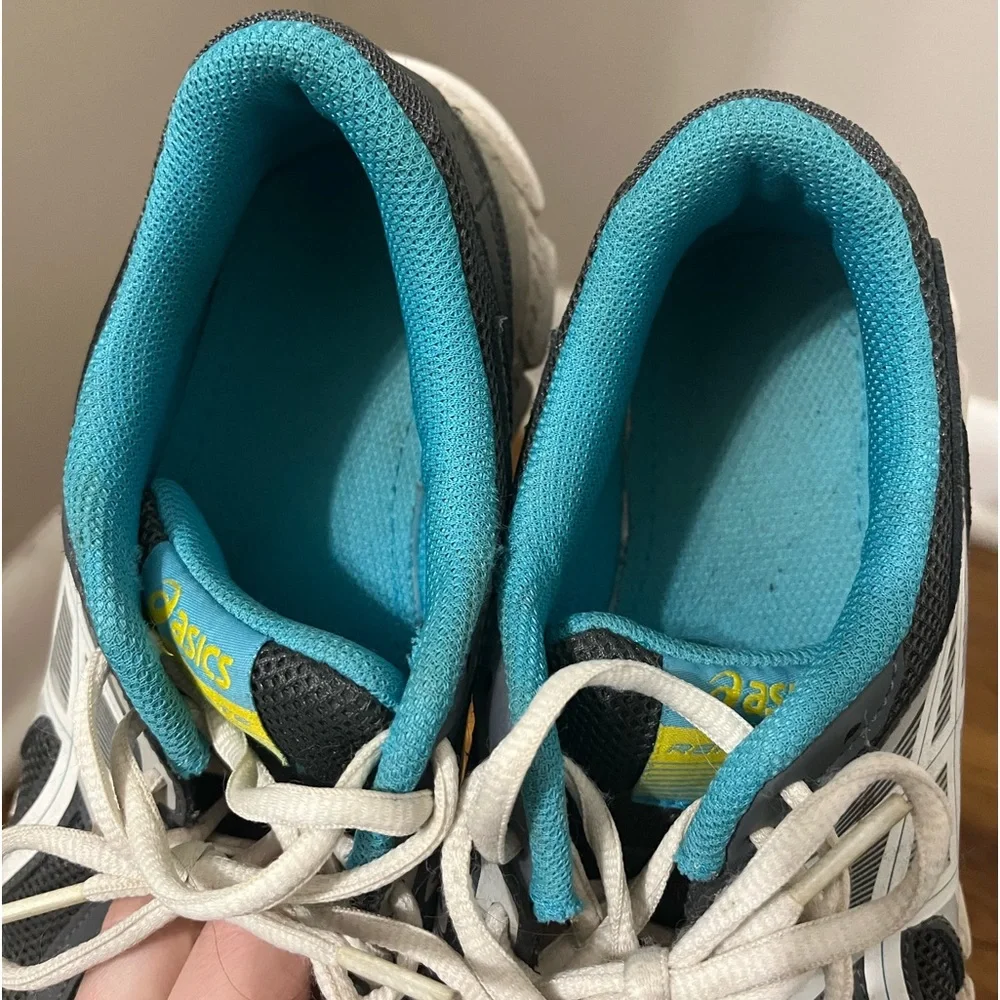 ASICS | Gray and Blue Athletic Shoes - Picture 7 of 7